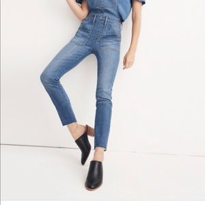 Madewell Skinny Overall Raw Hem